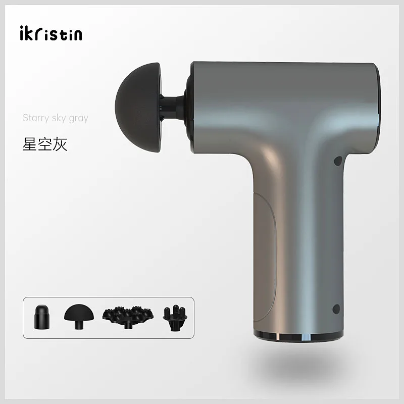 Cross-border fascia gun MINI home portable muscle relaxation fitness equipment deep vibration massager impact gun