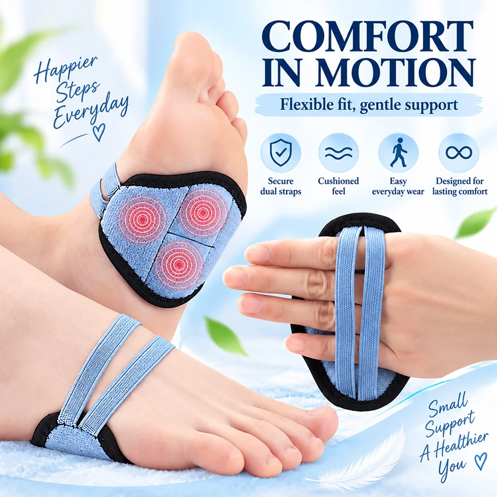 Magnetic Arch Support Compression Sleeves Cushioned Foot Relief for Plantar Fasciitis and Fallen Arches KOTLIKOFF