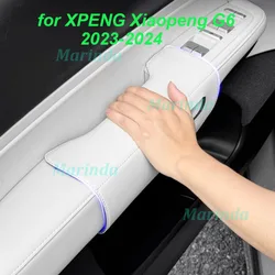 Car Door Inner Handle Protective Cover for XPENG Xiaopeng G6 2023-2024 Anti-scratch Pad Leather Cover Interior Accessories