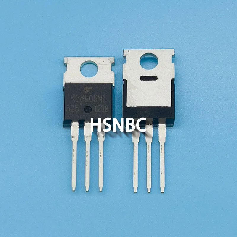 10 Pçs/lote TK58E06N1 K58E06N1 TO-220 60V 58A MOSFET Transistor de Potência de Canal N 100% Novo Original Importado