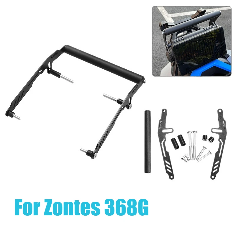 For Zontes 368G Motorcycle Navigation Bracket Mount Holder  Sturdy Expansion Crossbar Replacement Mobile Phone Mount Bracket