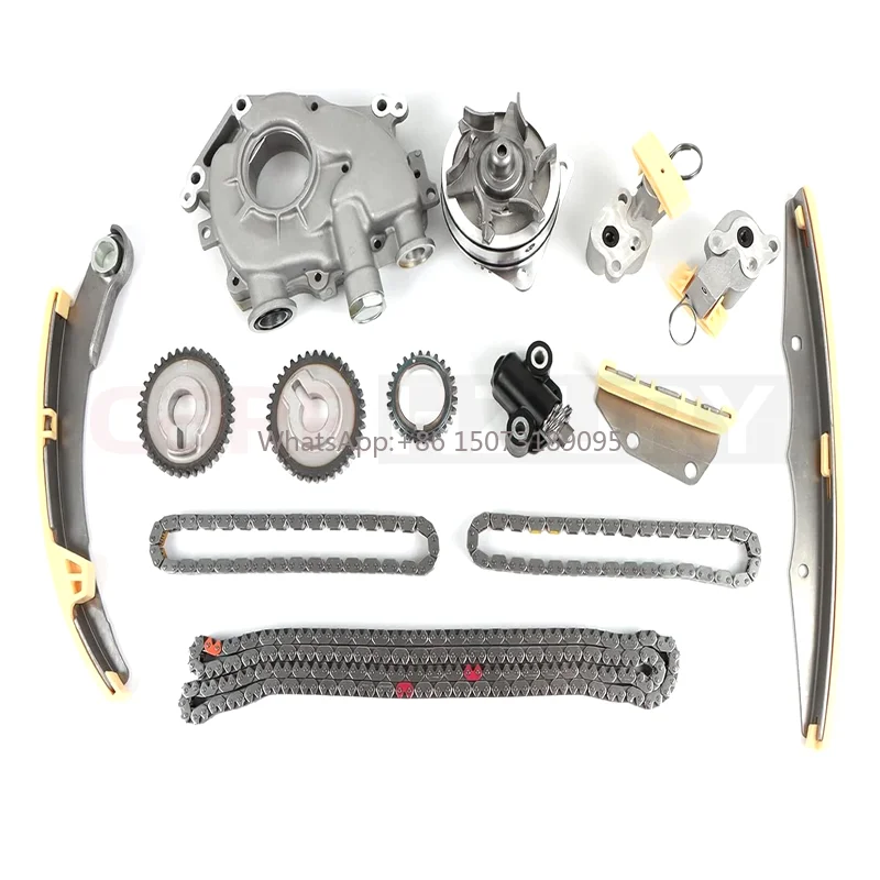 

Carrhzury 13028-ZS00A VQ40DE Лидер продаж комплект цепи ГРМ масляный насос водяной насос для Nissan Frontier 4.0L 2005-2010 комплект цепи ГРМ