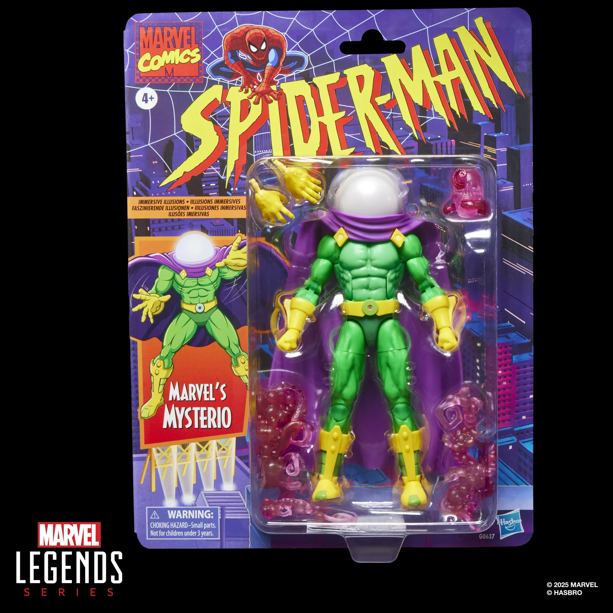 

In Stock Marvel Legends Spider-Man Mysterio 6 Inches Action Figure Desktop Collect Ornament Model Toy 1/12 Figure Doll Gift