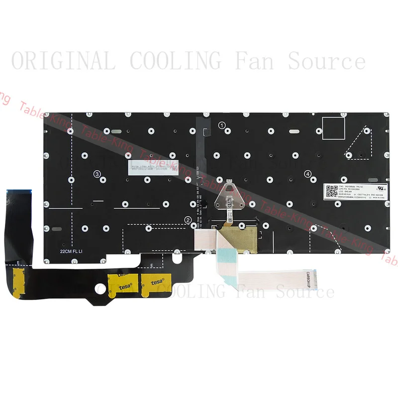 R+  Latin Spanish Backlit Keyboard for Lenovo Thinkpad E14 Gen5 21
