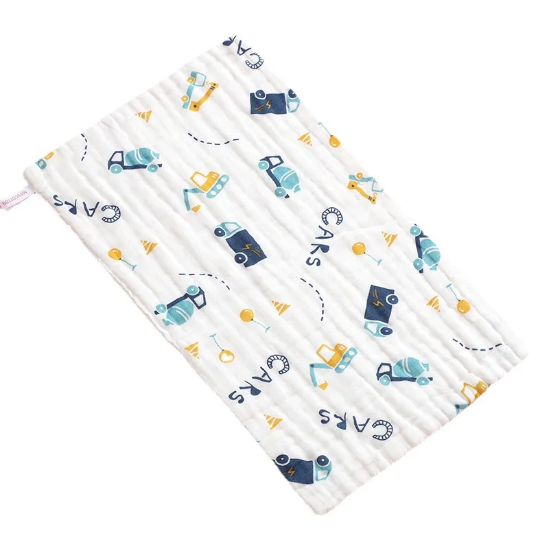 25x50cm Baby Six-layer Pure Cotton Gauze Small Towel Face Towel Square Towel Mouth Towel Baby Washcloth