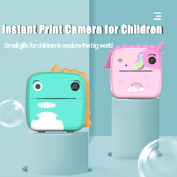 Kids Instant Print Camera Kids Digital Camera Video Recorder Toys Child Mini Thermal Printer Video Educational Toys Gift