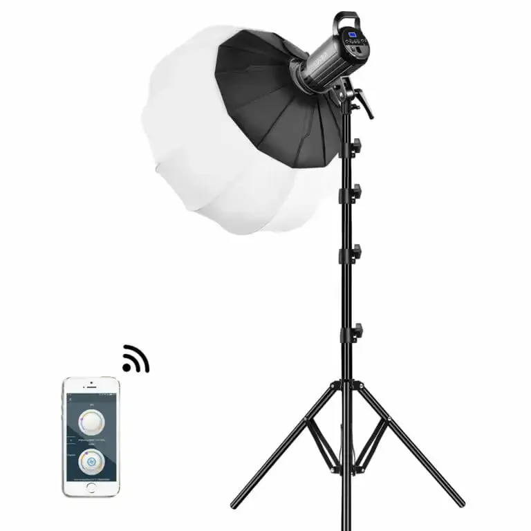 GVM-G100W light  90W High Power LED Spotlight Bi-Color Studio Lighting Kit with Lantern Softbox