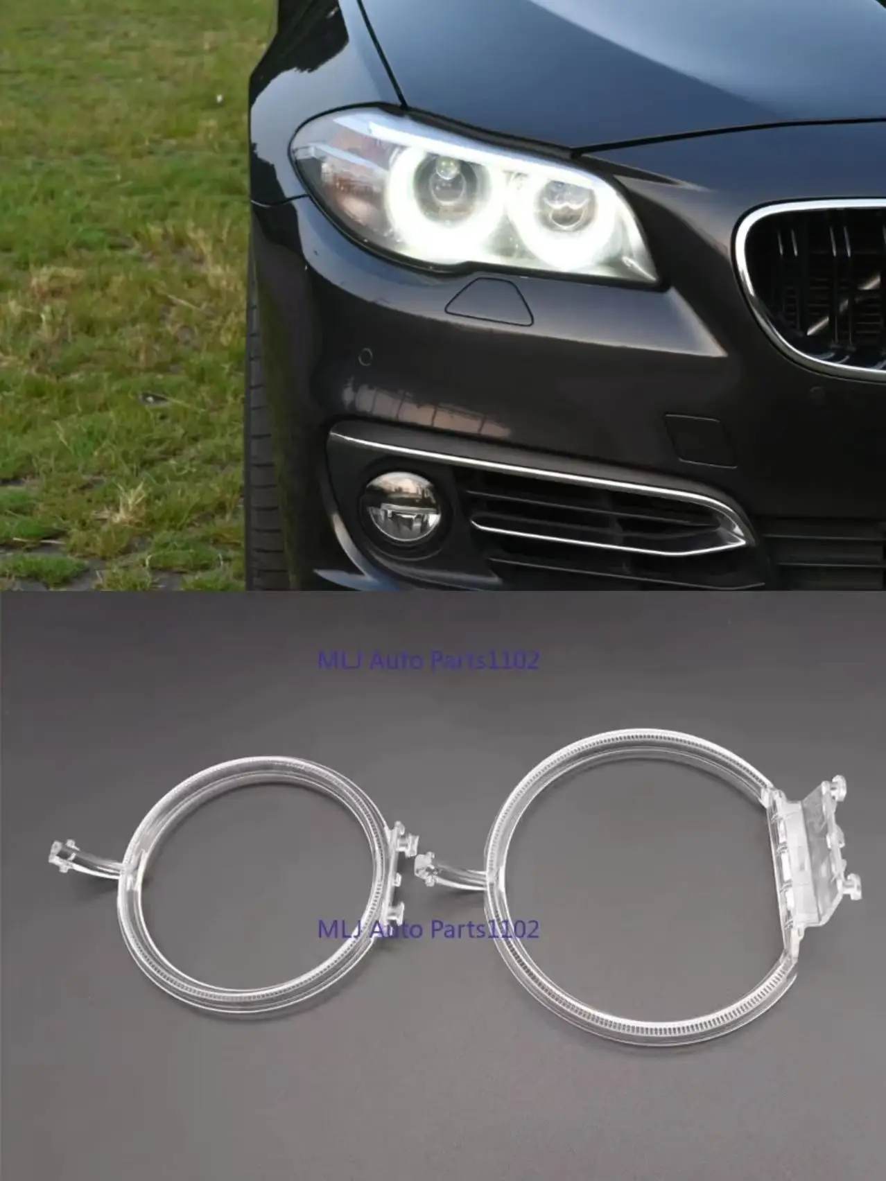 

For BMW 5 Series F18 F10 2014-2017 DRL Light guide plate Light guide tube Headlight Daytime Running Light Guide Angel Eye