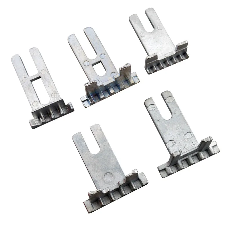 1PCS Handheld Fork With Semi-circular Teeth Aluminum Alloy External Window Handle With Tapezoidal Teeth Window Lock Buckle