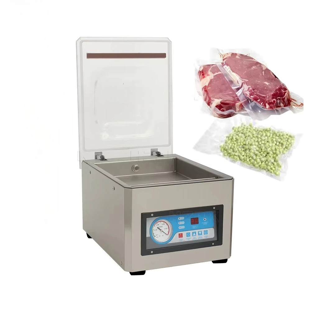 

HZPK DZ 260B Vacuum Sealer Electric Commercial Single Chamber Vacuum Sealer Seal Machine for Food Plastic Bags