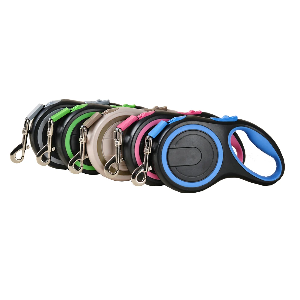 Correa retráctil para perros de 3 m, 5 m, 8 m y 50 kg, collar tipo ruleta, para perros pequeños y grandes, ajustable y duradera, para paseos y senderismo, ideal para bulldogs._voghion.com