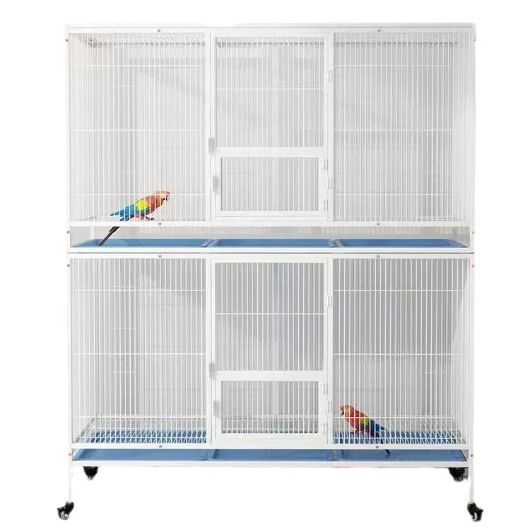 

Free space bird cage encrypted mesh multi-layer large group of birds pairing cage luxury bird professional breeding cage
