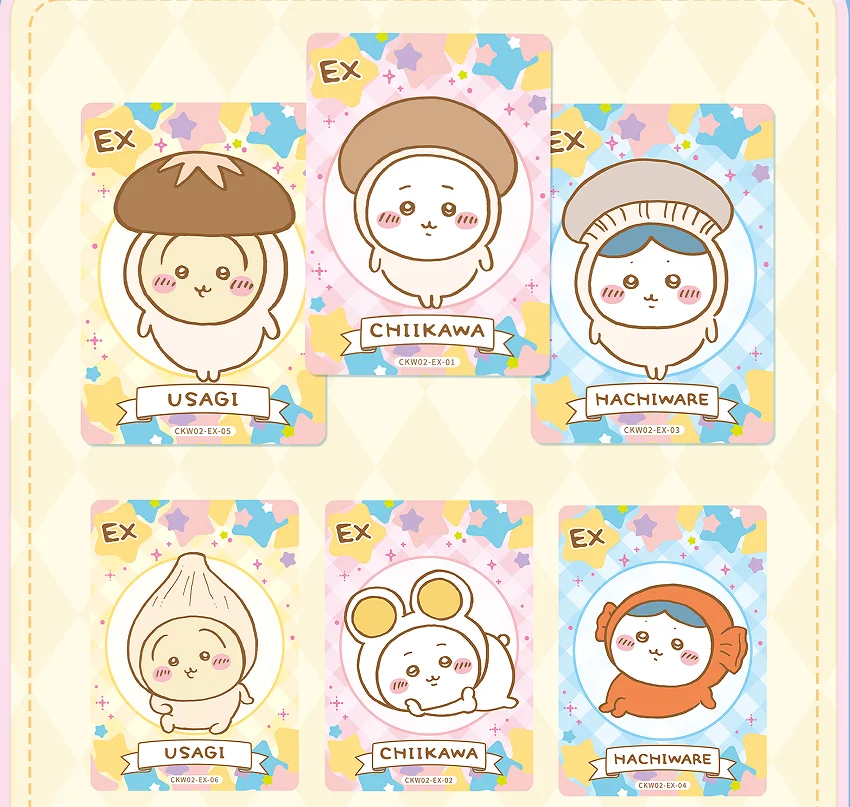 KABAO Original Chiikawa Sammelkarte Quadratisch Kawaii Charakter Hochwertige Anime-Spielzeugkarte Cartoon Dekorative Niedliche Sammelgeschenk – Detail 14