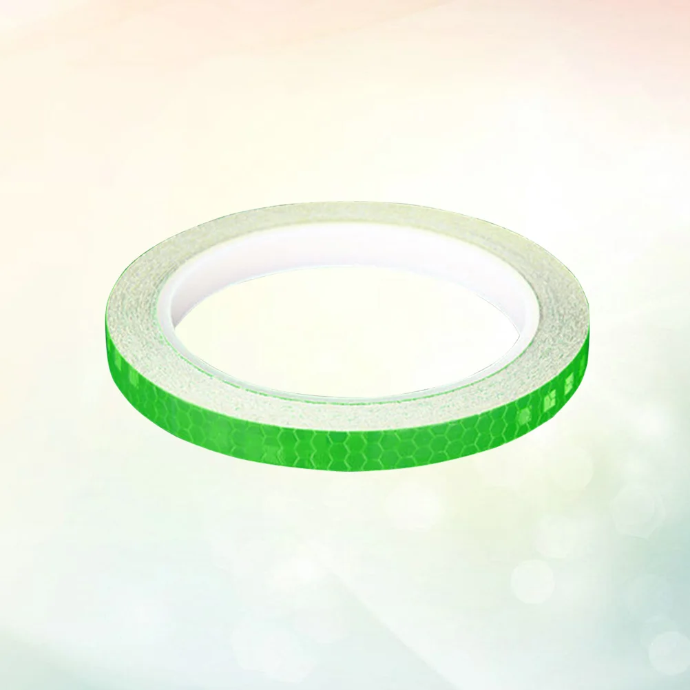 

2pcs Wheel Reflective Stickers Bike Motorcycle Safety Tapes Durable Waterproof Uv Resistant Bright Warning Strips For Night