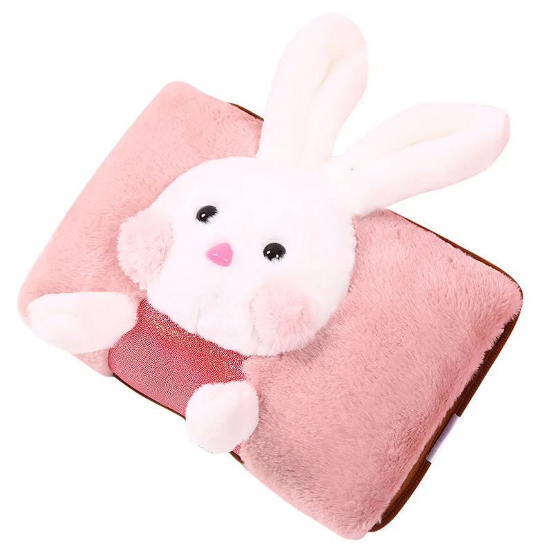 New Plush Hot Water Bottle Zipper Hand In Cute Cartoon Rechargeable Hand Warmer Lalafanfan Soft Dolls Ducks Winter Hot Warmer