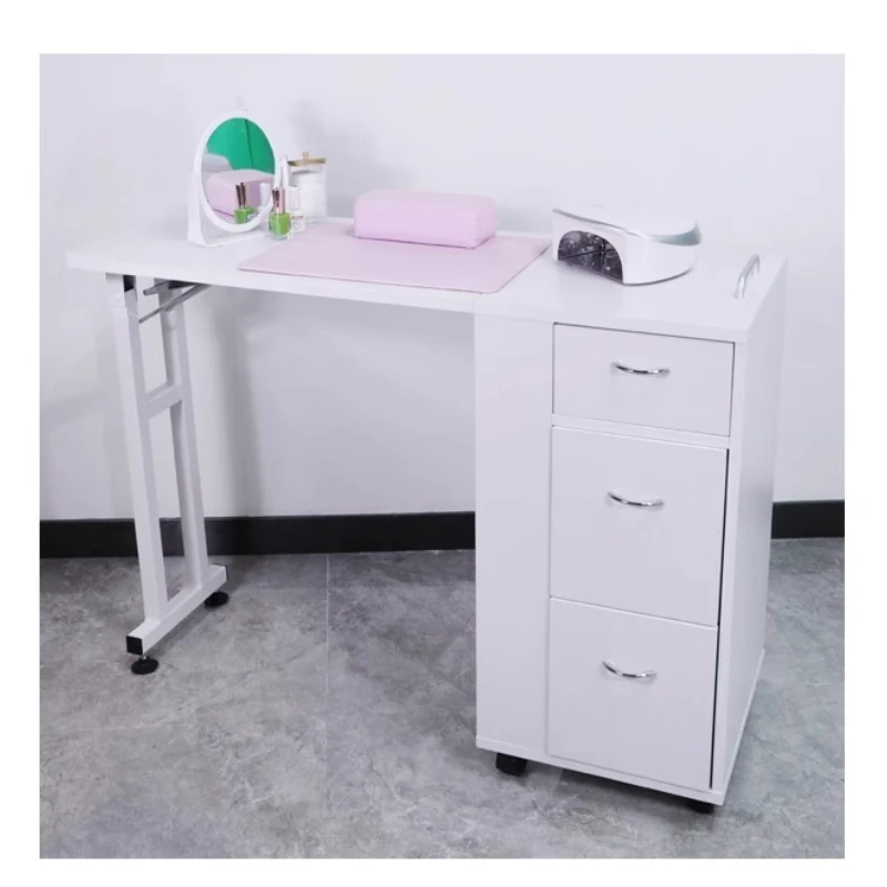 

Simplemanicure Table Single Nail Mobile Folding Portable Manicure Mesa De Manicura Nails Salon Furniture Commercial