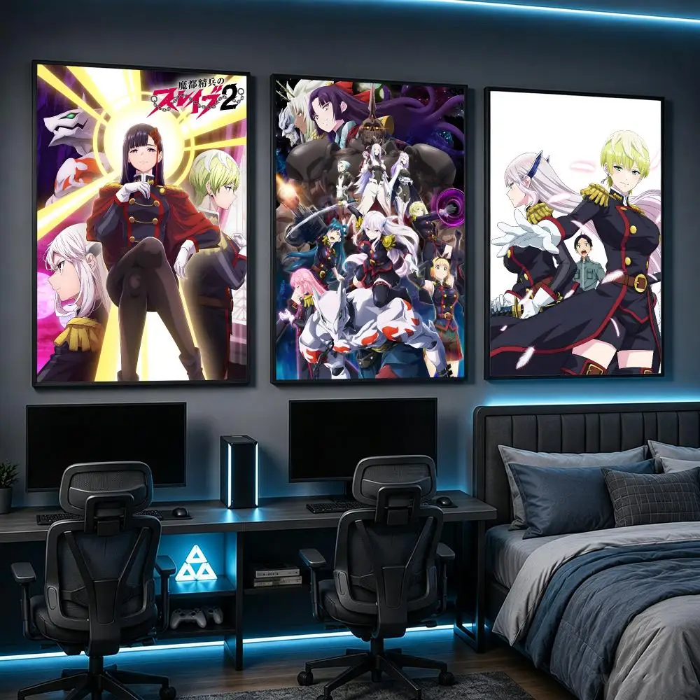 anime Chained Soldier Poster HD Poster Anime Aesthetic Wall Art For Game Anime Lovers Bedroom Gaming Room Decor Ideal Gift