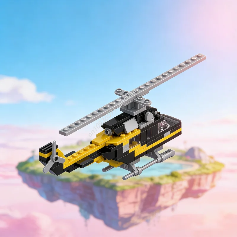 

136pcs MOC Model Team Midi Scale Black Thunder Building Blocks Toy Architecture Idea Christmas Gifts Education Brick Kids