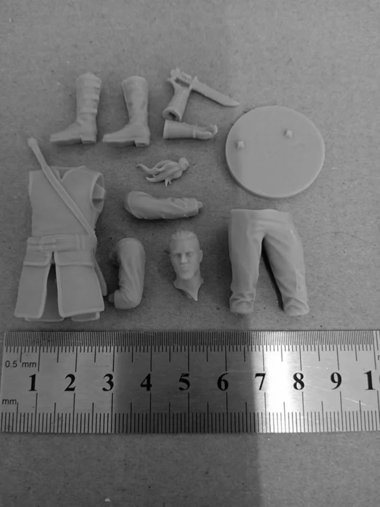 

Масштаб 1/24, 75 мм, фигурка из смолы, красивый и немецкий фехтовальщик, сделай сам, сборная модель, комплект, в разобранном виде, неокрашенная 3D статуя, игрушка