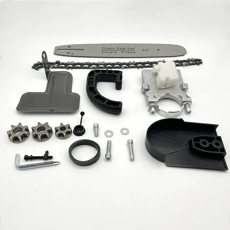 12-дюймовый кронштейн для электрической бензопилы, регулируемый универсальный кронштейн для цепной пилы M10/M14/M16, часть угловой шлифовальной машины для цепной пилы, детали садовых инструментов
