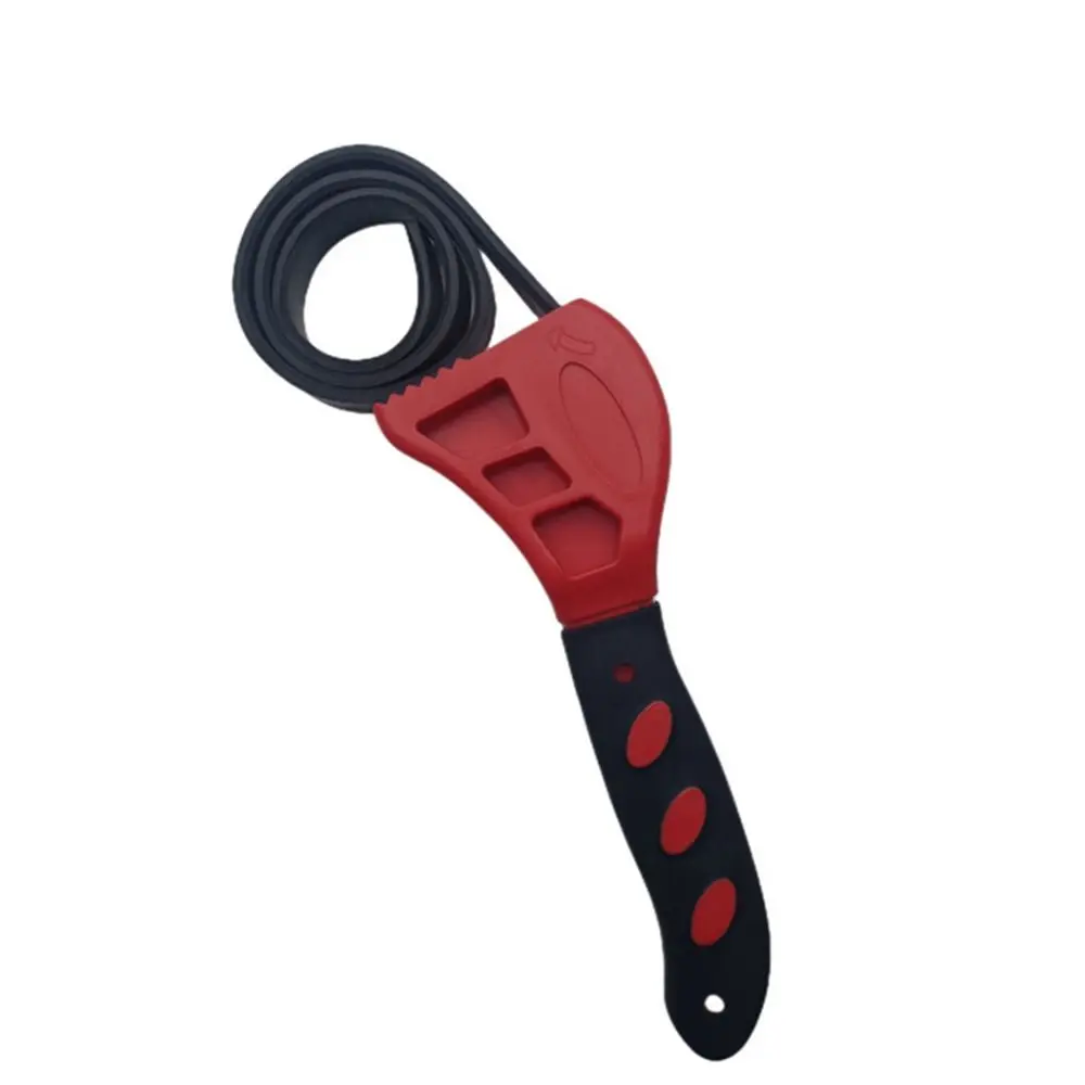 

Multifunctional Oil Filter Spanner Rubber Adjustable Belt Wrench Tools Durable High Quality Strap Opener