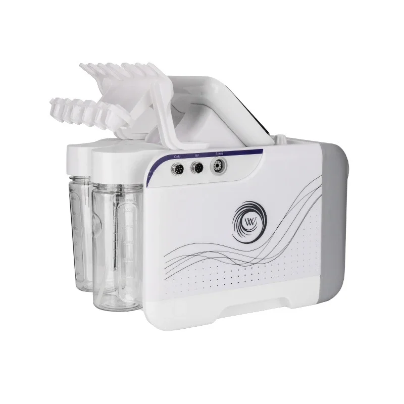 Ultrasonic Hydrogen Oxygen Bubble Facial Cleaner 350W Household Skin Care Device Six-in-One Beauty Device