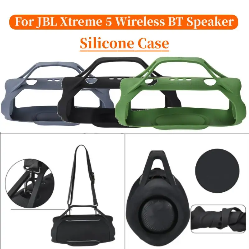 2026 Neueste Outdoor-Reise-Silikonhülle mit Handgriff für JBL Xtreme 5 Tragbarer Kabelloser Bluetooth-Lautsprecher Tragetasche