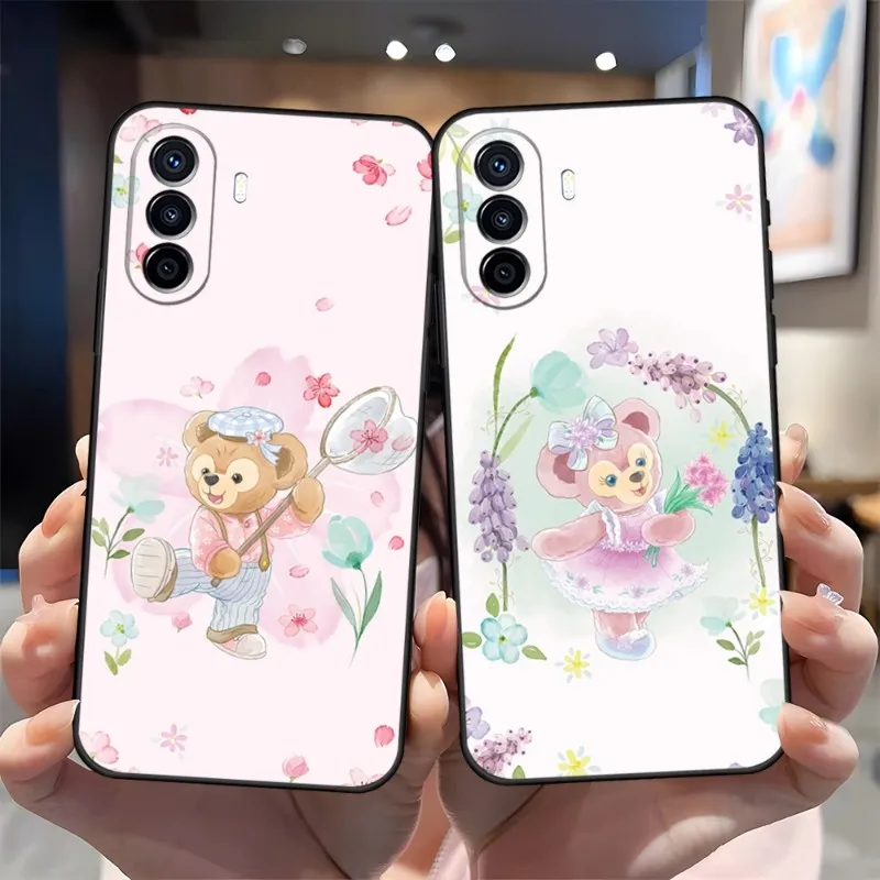 Disney Duffy Gelatoni Phone Case 2023 NEW For Huawei P30Pro P50 P40 P20 P10 P9 Y7 Y9S Lite Honor X8 X7 70 Pro Psmart Coque