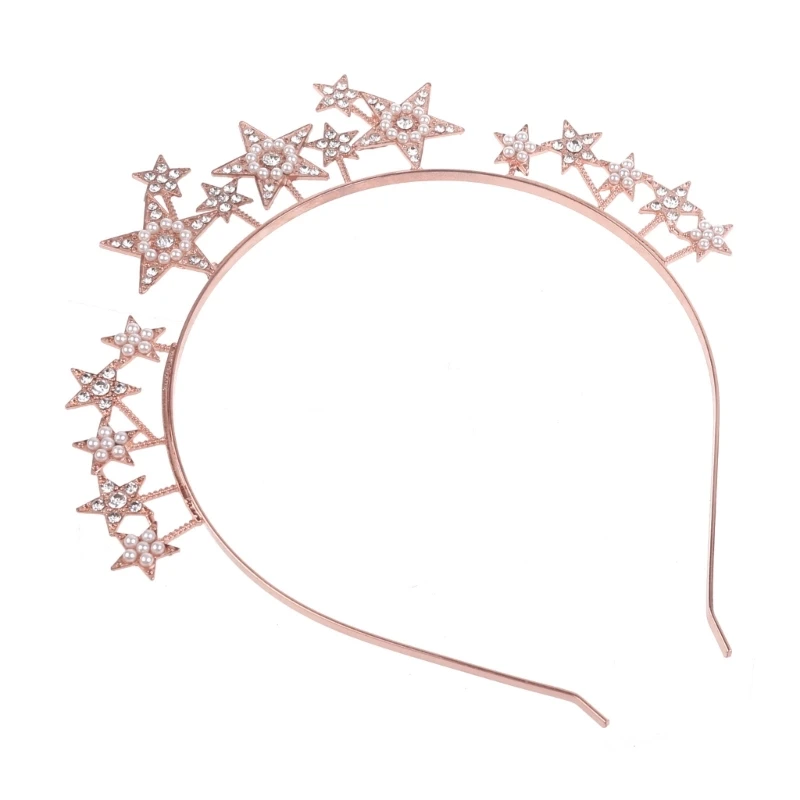 Crystal Headband Bridal Vintage Hairband Gorgeous Baroque Hairband Bride Bachelorette Party Glistening Star