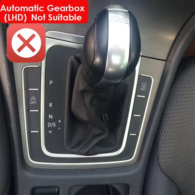 For VW Manual Golf 7 7.5 Golf R Left Driving Gear Shift Knob Lever Gear Stick Frame Bracket Circle Shift Knob 5GG713203A