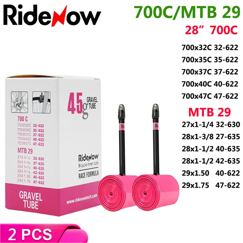 Ridenow 700C Ultraleichter Fahrradreifen 700x18 23 25 28 32 35 37 40 47C Rennradreifen MTB Fahrradkamera 29x1.5 1.75 1.9 Pneu Aro