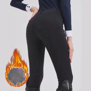 Binicilik pantolonu binicilik elastik dar pantolonunda sıcak polar, kadife, ince sonbahar ve kış pantolonları ile kaplı, spor sürme bel elastik Kadına binen külotlu çorapta ilk 10 satış-no. 6