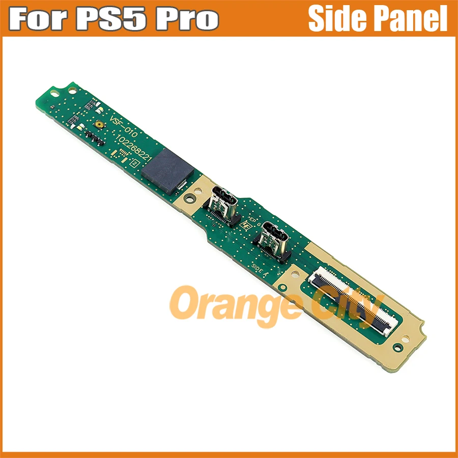 

Для PS5 Pro VSF-010 Боковая панель Для Playstation5 Pro VSF-010 Боковая плата с портом TYPE-C Интерфейсная консоль TYPE-A Аксессуары