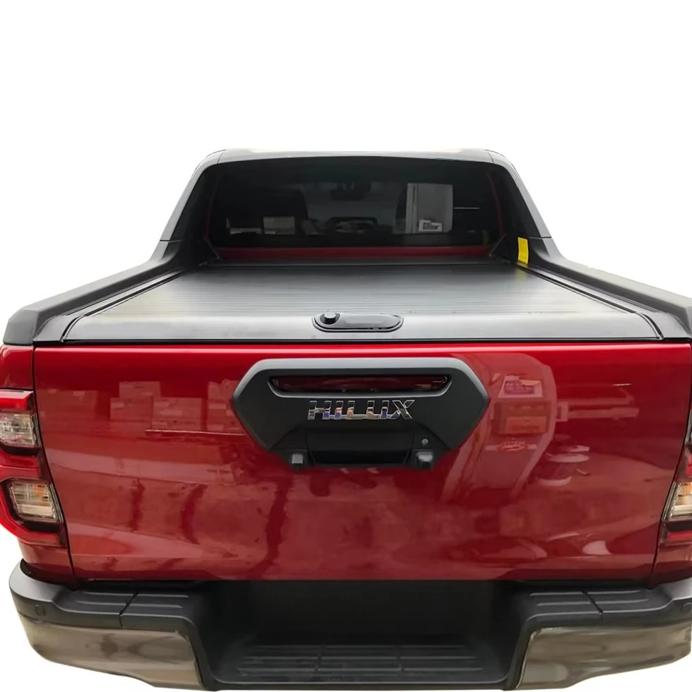 Manufacturer Direct Sales Barrel Cover Waterproof Hard Aluminum Retractable Pickup Truck Tonneau Bed Cover Roller Lid