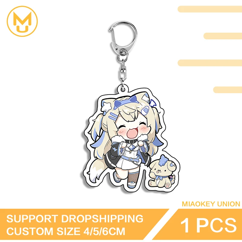 Hololive Lively Girl High Quality Hanging Ornament Double Sided Key Chain Lobster Clasp Creative Personality Amusing Props