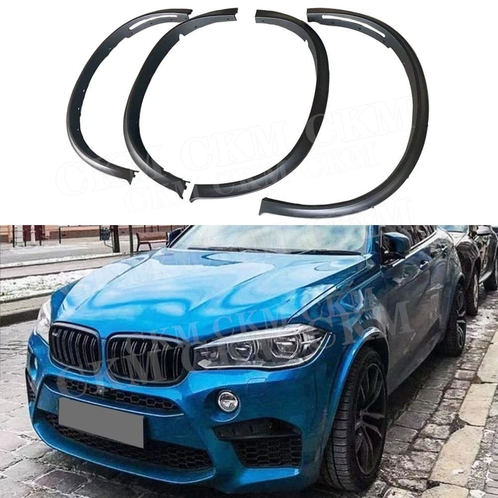 

Car Wheel Arch Eyebrow Stripe Car Wheel Molding Trims PP Fender Mudguard Spoiler For BMW X6 F16 Sport 2015-2018