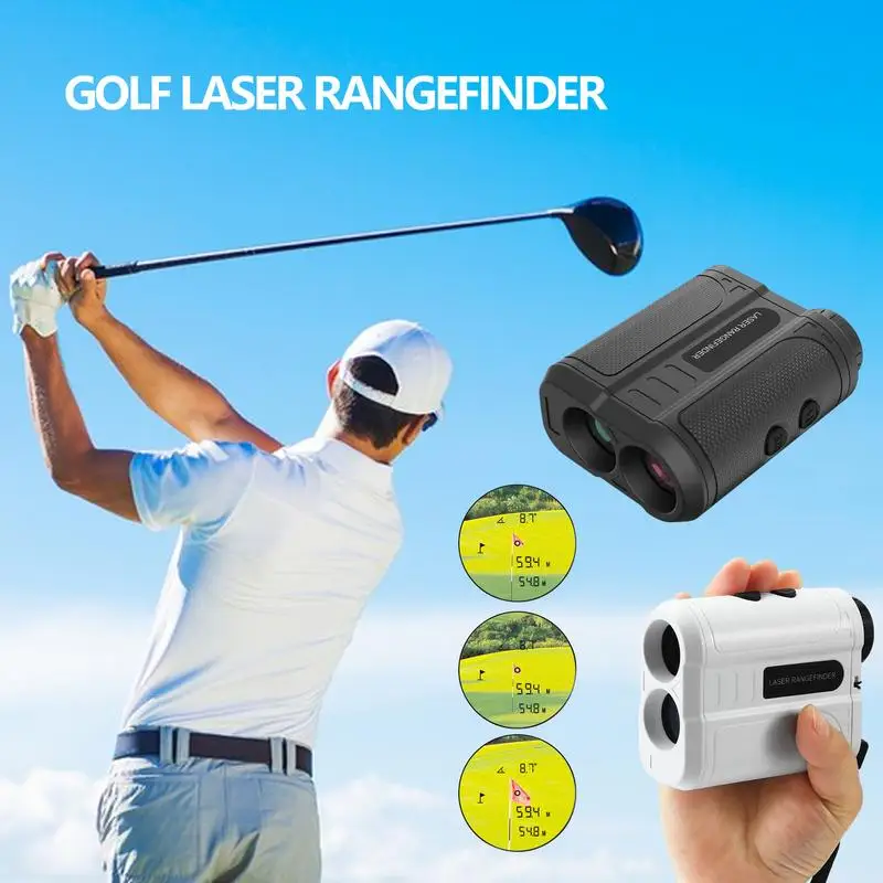 Golf Laser Rangefinder 500M Rechargeable Battery Slope and Flag Pole Lock Vibration for Golfing Hunting Survey