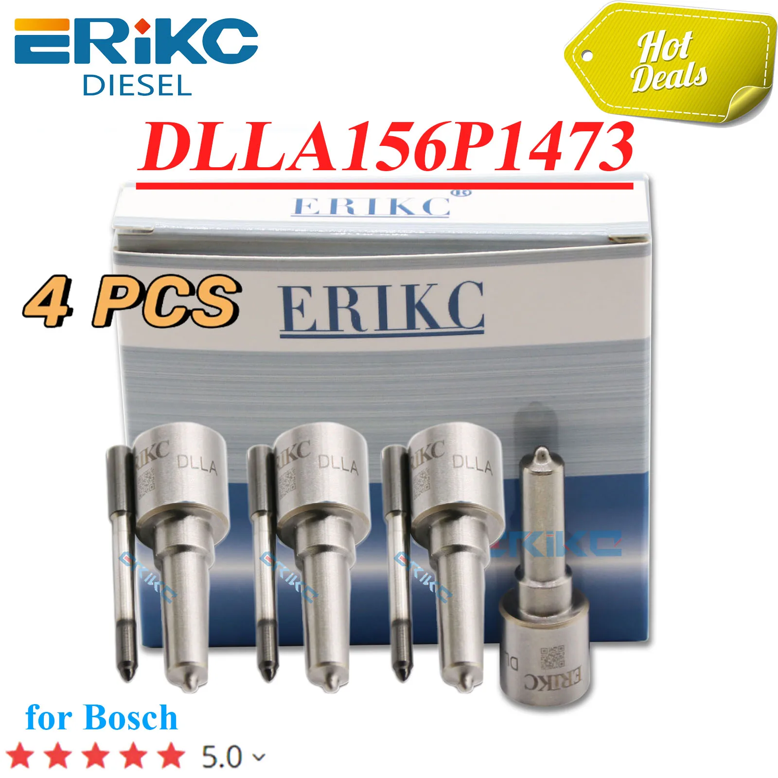 

4PCS DLLA156P1473 0433171913 Common Rail Fuel Injectior Nozzle 0 433 171 913 For Bosch 0445110205 0445110206