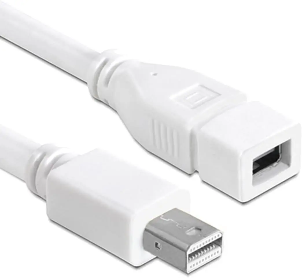 

6ft Mini DisplayPort Male to Mini DP DisplayPort Female Extension Cable 1.8m Support 4K 60hz