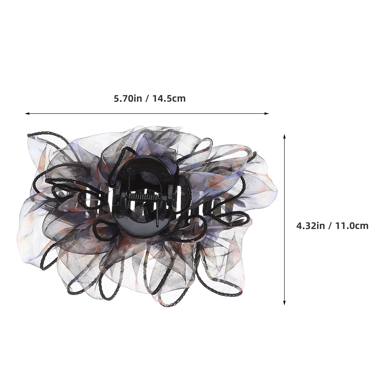3 قطع من مشابك مخلب الشعر على شكل زهرة، إكسسوارات شعر متينة بنمط الأزهار للنساء والفتيات، حل أوبدو سريع التصميم #3