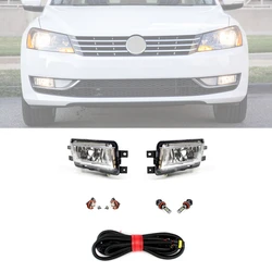 Front Bumper Fog Light Fog Lamp With Bulbs For VW Passat B7 USA Version 2011 2012 2013 2014 2015 Driving Light 56D941699/700