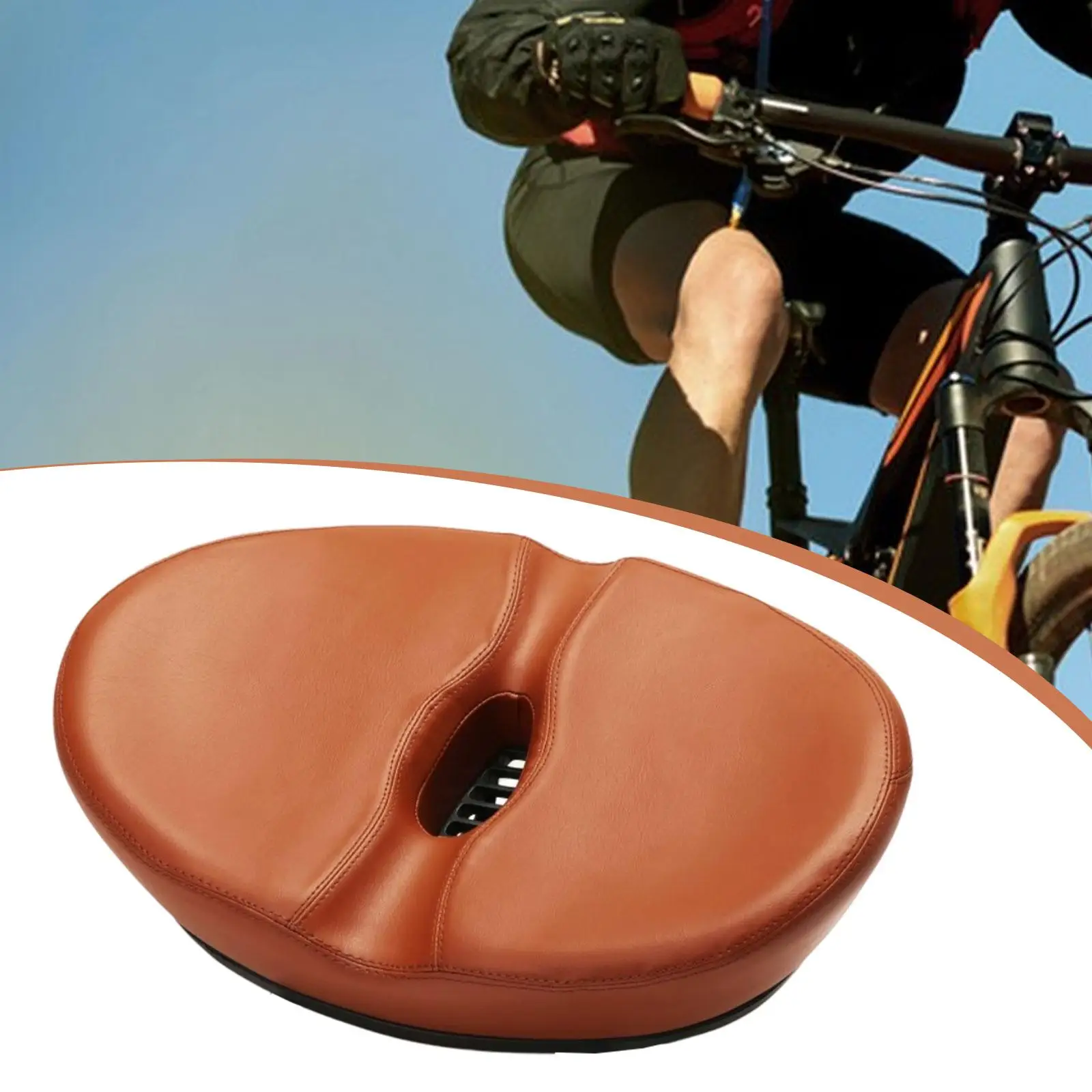 

Подушка сиденья велосипеда из искусственной кожи, велосипедное седло для езды на электрическом велосипеде