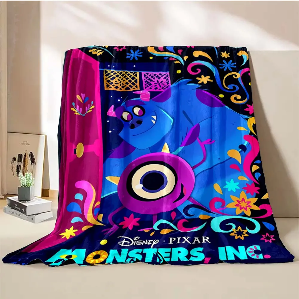 Disney monsters inc cobertor dos desenhos animados quente macio fofo king size lance criança adulto sofá cama quebrar cobertor viagem lance presente