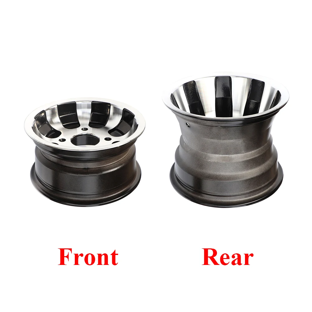 10-inch Aluminum Alloy Front and Rear Wheels for Four-wheel Vehicles, ATV, Go-karts, Tires 22/20X10-10 23/21X7-10