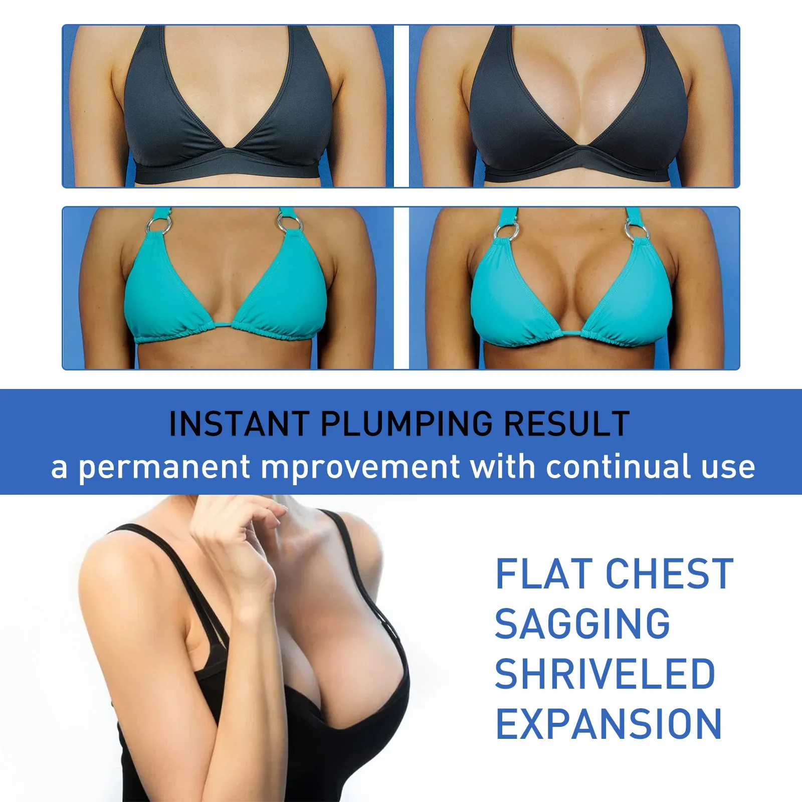 Boobs Breast Enhancement Essential Oil Sexy Breast Plumping Massager Enhancer Chest SPA Beauty Breast Oil Firm Plump Bigger Bust