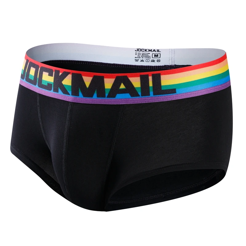 Sexy Boxer Men Gay Underwear Cotton Rainbow Mesh Thermal Underpants Shorts Pijama Cuecas Masculinas Calzoncillos Hombre Slip