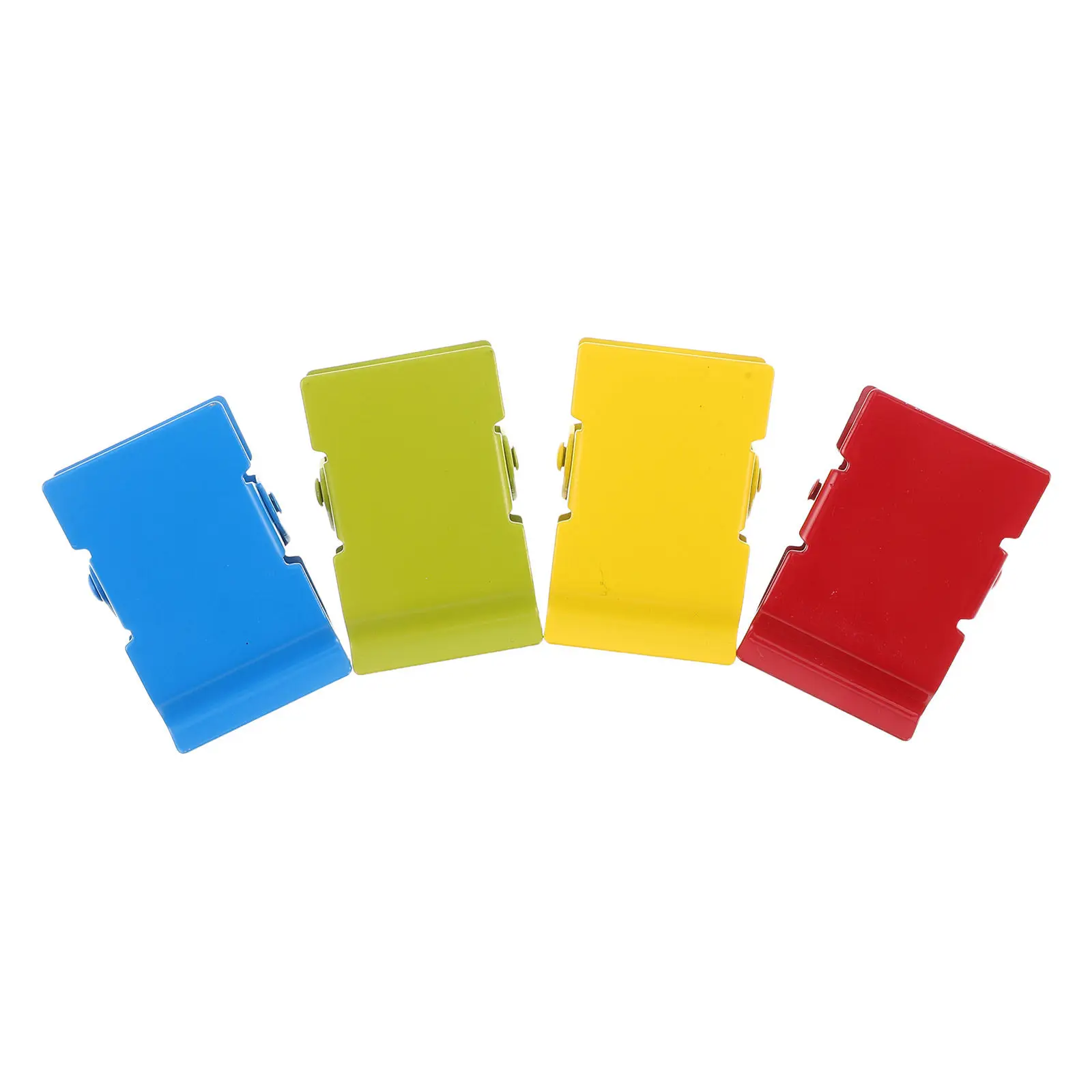 4Pcs Metal Binder Clips Large Colorful Office Paper Clamps Small Rustproof Clips for Filing Thick Documents School Home Office