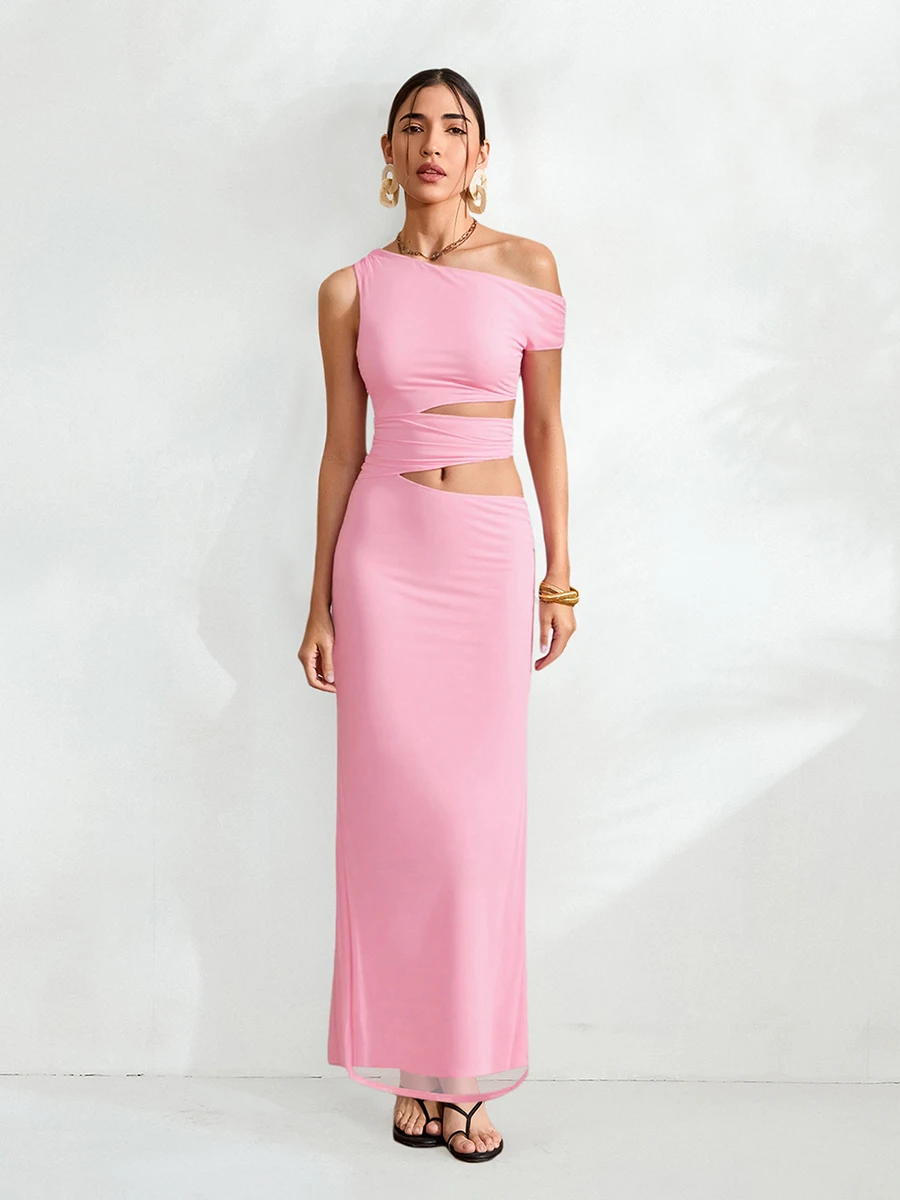 Elegante kanten zeemeermin-avondjurk met V-hals, kapmouwtjes en kralenriem voor formeel evenement of huwelijksfeest