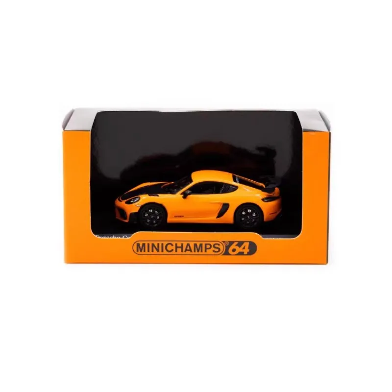 1:64 GT4 RS ORANGE คาร์บอน Diecast โลหะผสมจําลอง STATIC รถ,คอลเลกชันเด็กของเล่น,ของขวัญเด็ก