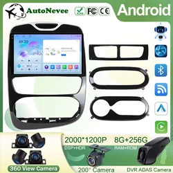 For Renault Clio 4 BH98 KH98 2016 - 2019 Car Android Multimedia Stereo Radio Player GPS Navigation BT Carplay Android Auto Wifi